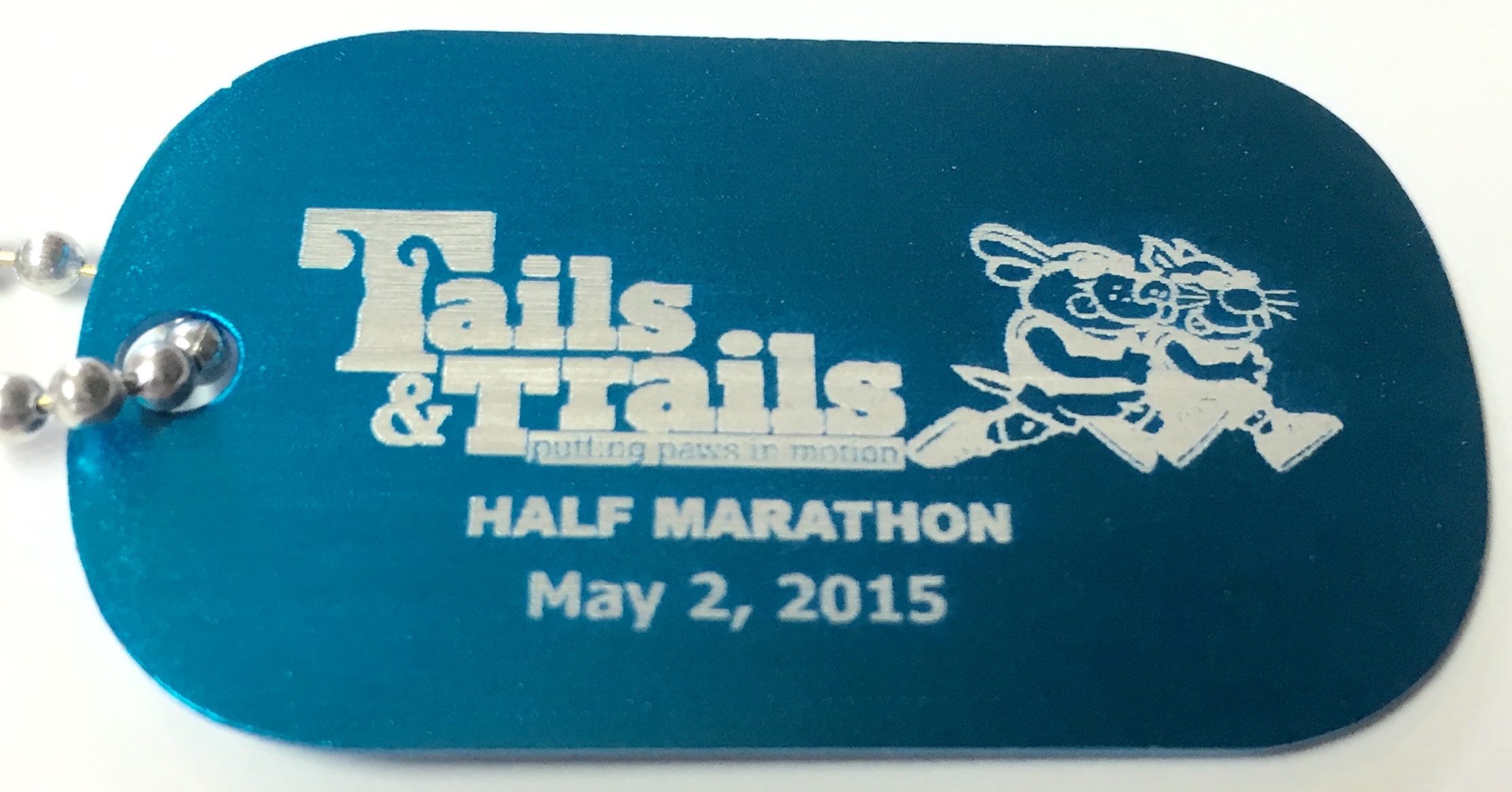 2015 Tails and Trails - Medal Front